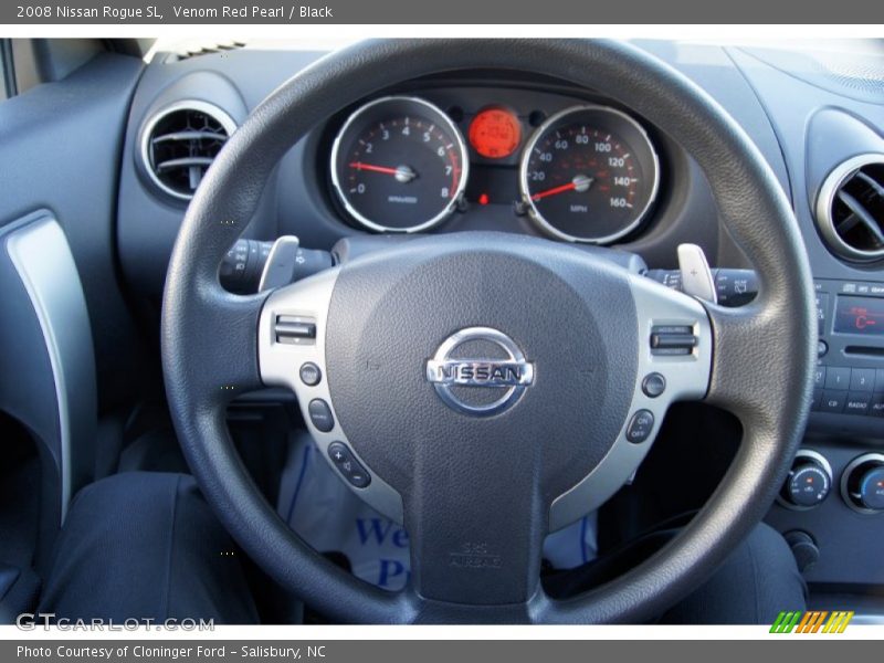 Venom Red Pearl / Black 2008 Nissan Rogue SL