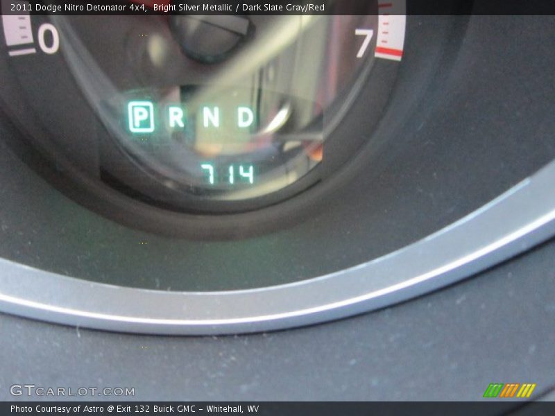 Bright Silver Metallic / Dark Slate Gray/Red 2011 Dodge Nitro Detonator 4x4