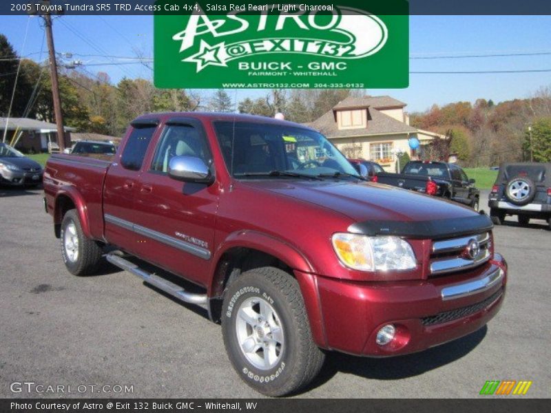 Salsa Red Pearl / Light Charcoal 2005 Toyota Tundra SR5 TRD Access Cab 4x4