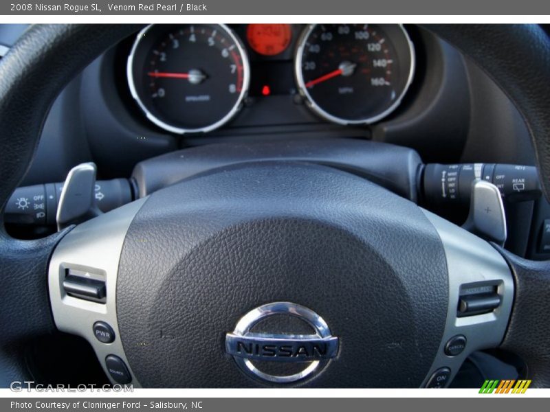 Venom Red Pearl / Black 2008 Nissan Rogue SL
