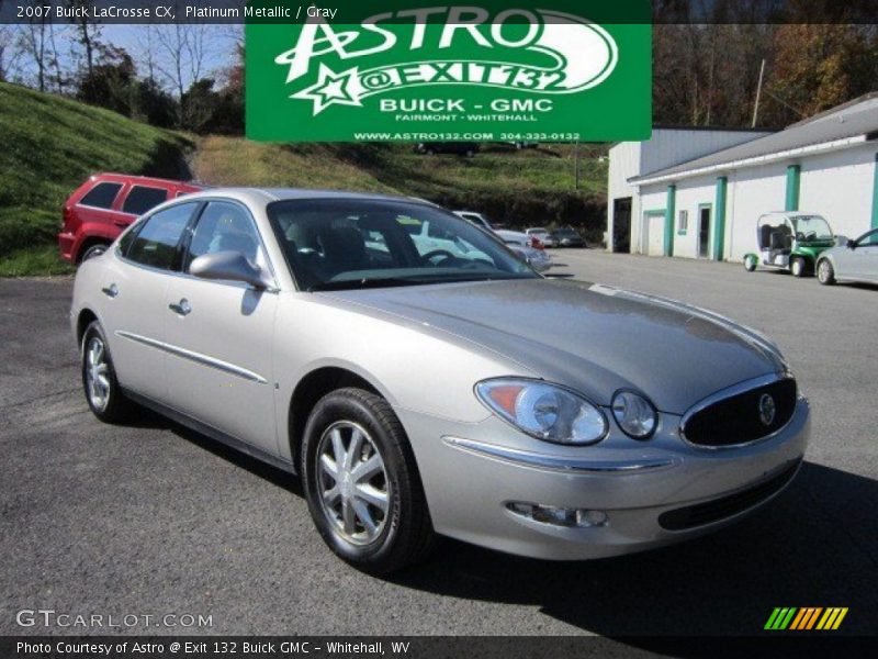 Platinum Metallic / Gray 2007 Buick LaCrosse CX