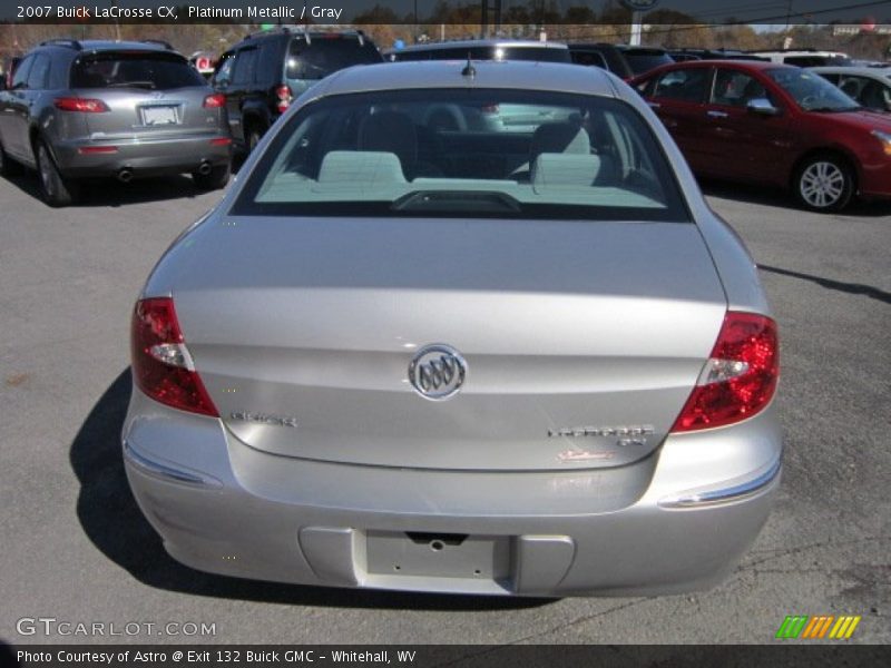 Platinum Metallic / Gray 2007 Buick LaCrosse CX