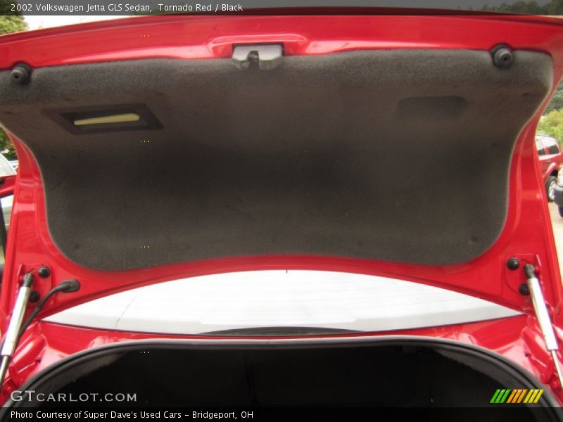 Tornado Red / Black 2002 Volkswagen Jetta GLS Sedan