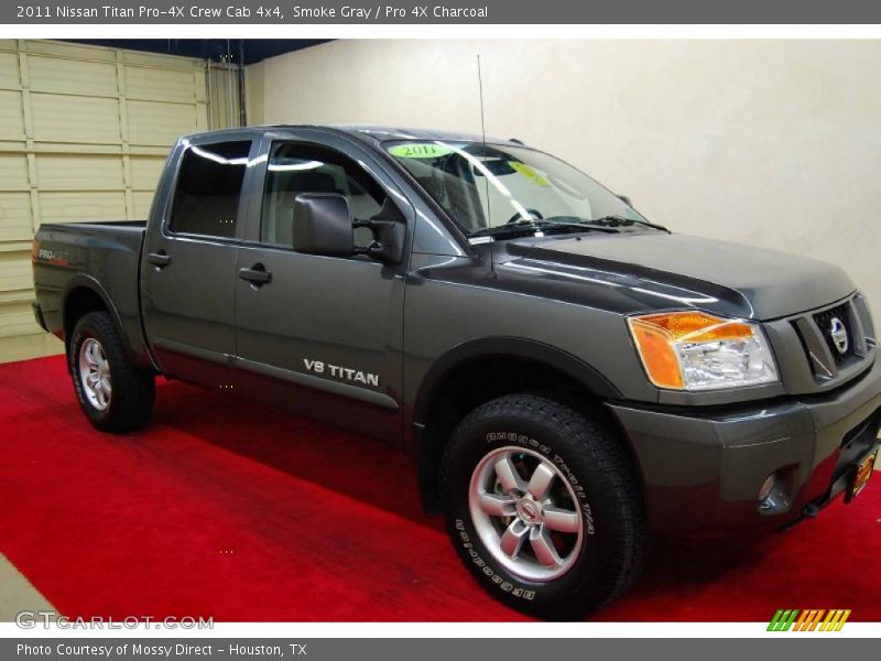 Smoke Gray / Pro 4X Charcoal 2011 Nissan Titan Pro-4X Crew Cab 4x4