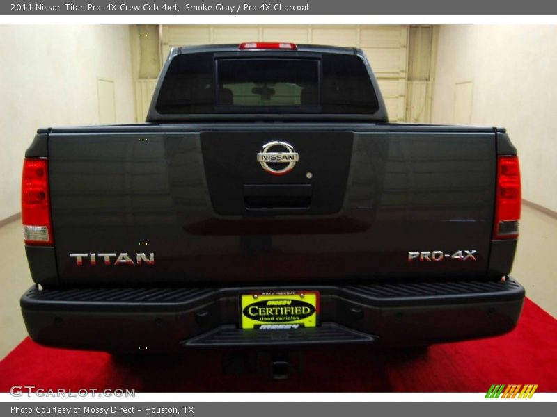 Smoke Gray / Pro 4X Charcoal 2011 Nissan Titan Pro-4X Crew Cab 4x4