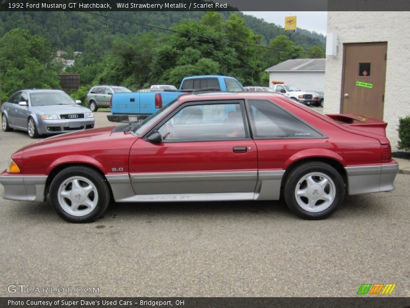  1992 Mustang GT Hatchback Wild Strawberry Metallic
