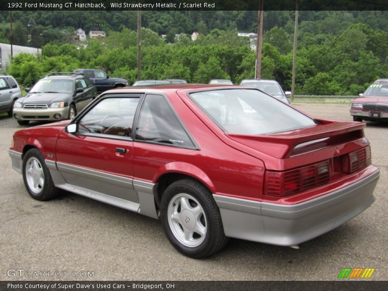  1992 Mustang GT Hatchback Wild Strawberry Metallic