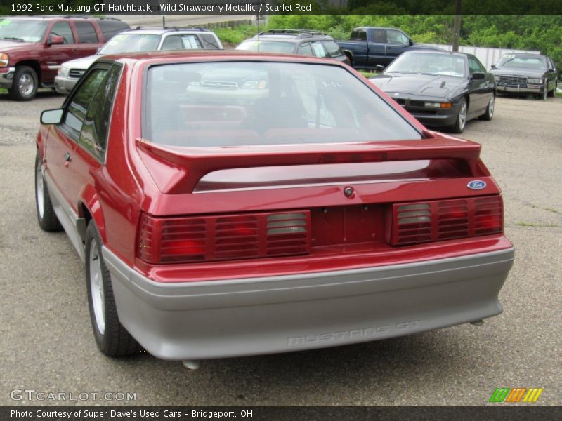  1992 Mustang GT Hatchback Wild Strawberry Metallic