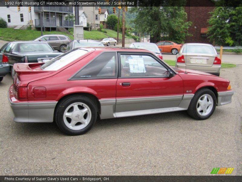  1992 Mustang GT Hatchback Wild Strawberry Metallic