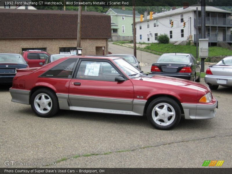  1992 Mustang GT Hatchback Wild Strawberry Metallic