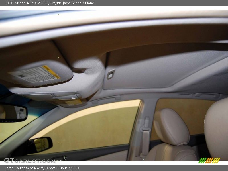 Mystic Jade Green / Blond 2010 Nissan Altima 2.5 SL