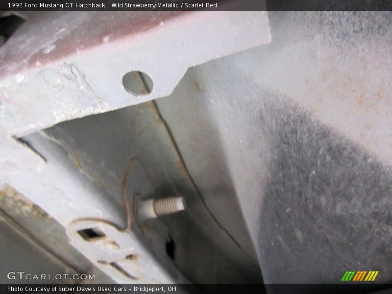 Undercarriage of 1992 Mustang GT Hatchback