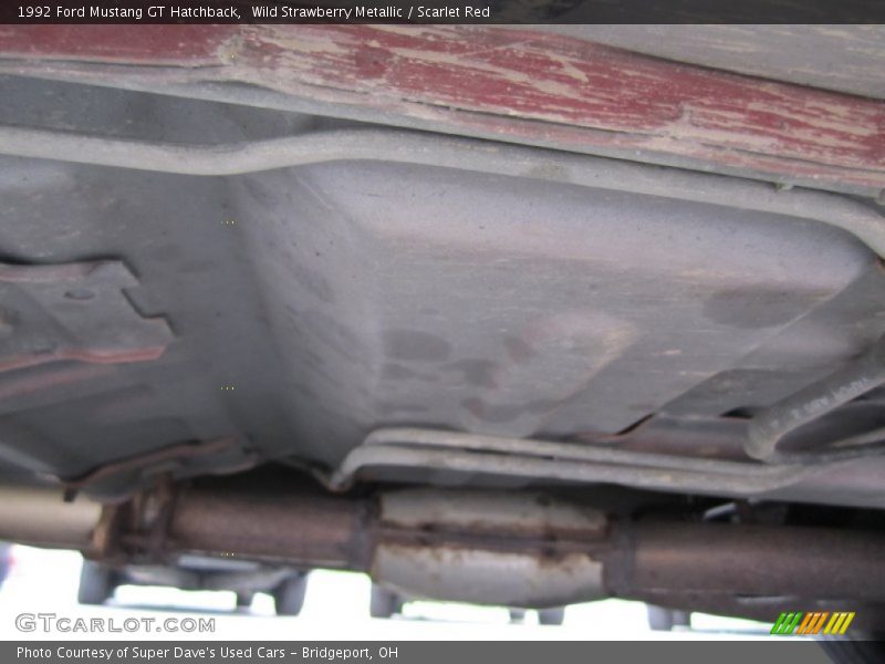 Undercarriage of 1992 Mustang GT Hatchback