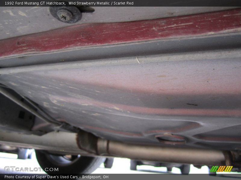 Undercarriage of 1992 Mustang GT Hatchback