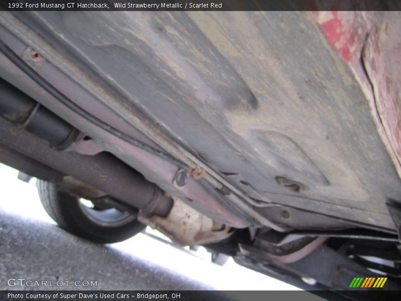 Undercarriage of 1992 Mustang GT Hatchback