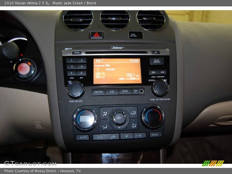 Mystic Jade Green / Blond 2010 Nissan Altima 2.5 SL
