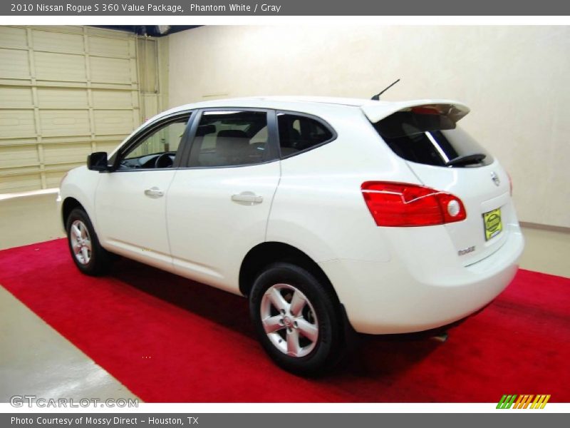 Phantom White / Gray 2010 Nissan Rogue S 360 Value Package