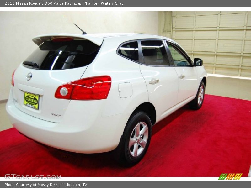 Phantom White / Gray 2010 Nissan Rogue S 360 Value Package