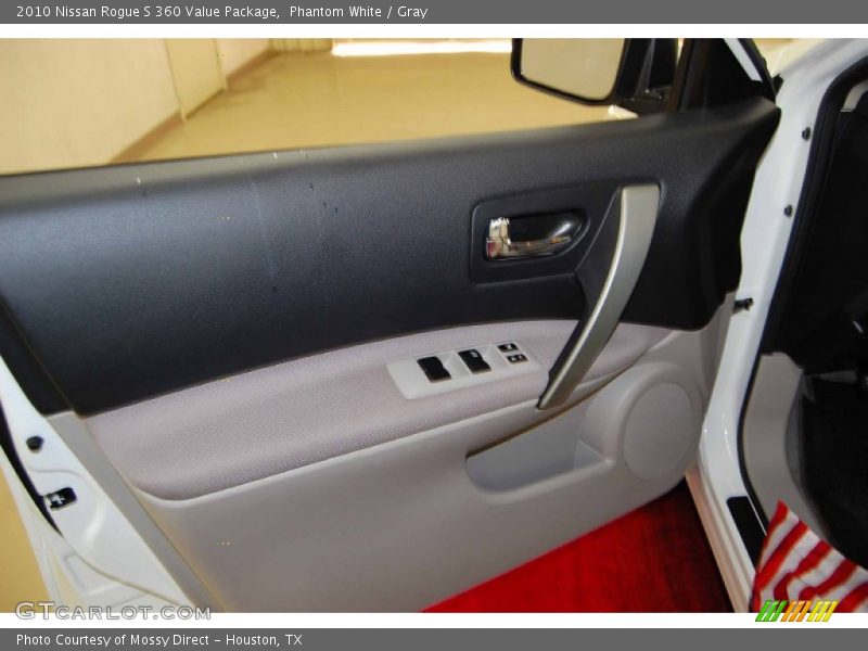Phantom White / Gray 2010 Nissan Rogue S 360 Value Package