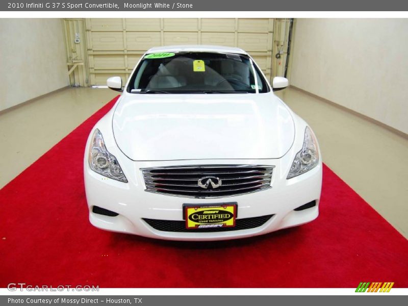 Moonlight White / Stone 2010 Infiniti G 37 S Sport Convertible