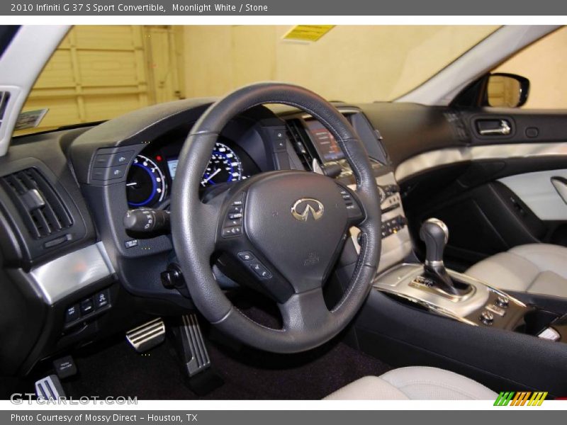 Moonlight White / Stone 2010 Infiniti G 37 S Sport Convertible
