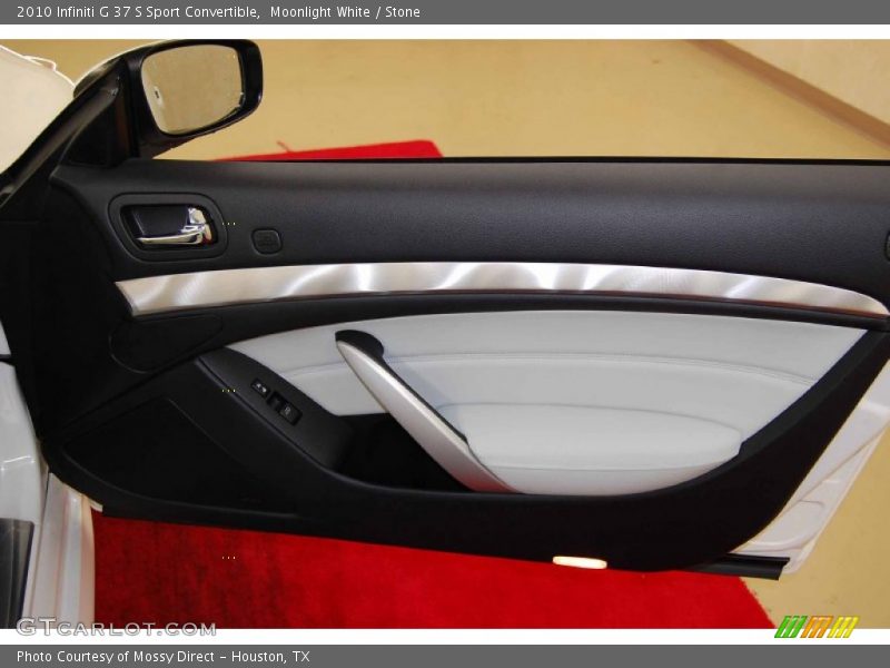 Moonlight White / Stone 2010 Infiniti G 37 S Sport Convertible
