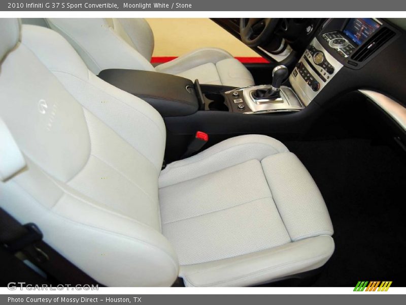 Moonlight White / Stone 2010 Infiniti G 37 S Sport Convertible