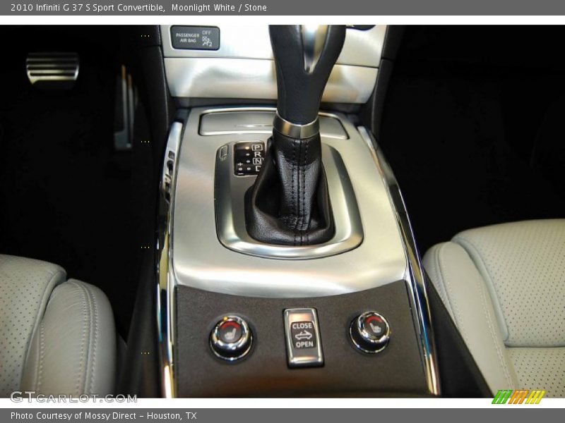Moonlight White / Stone 2010 Infiniti G 37 S Sport Convertible