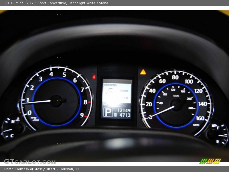 Moonlight White / Stone 2010 Infiniti G 37 S Sport Convertible
