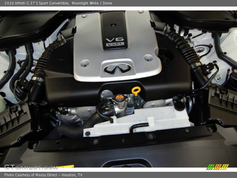 Moonlight White / Stone 2010 Infiniti G 37 S Sport Convertible
