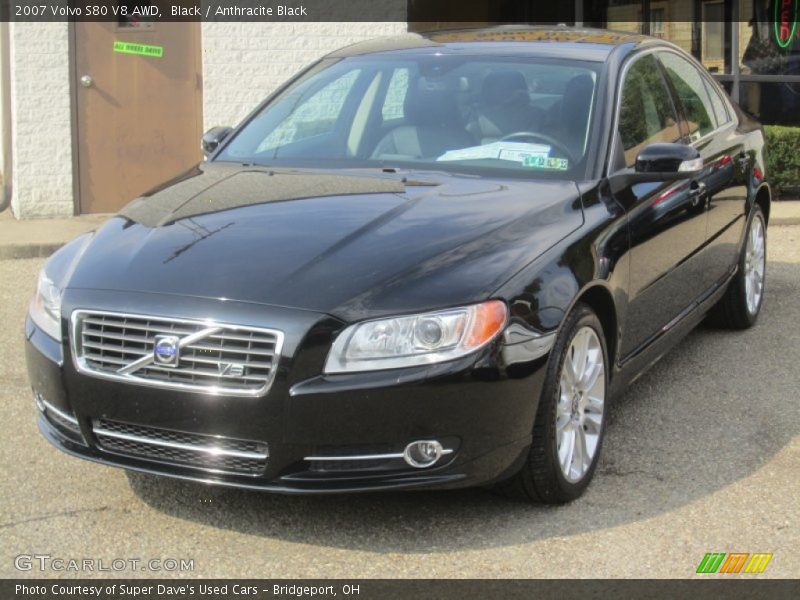 Black / Anthracite Black 2007 Volvo S80 V8 AWD