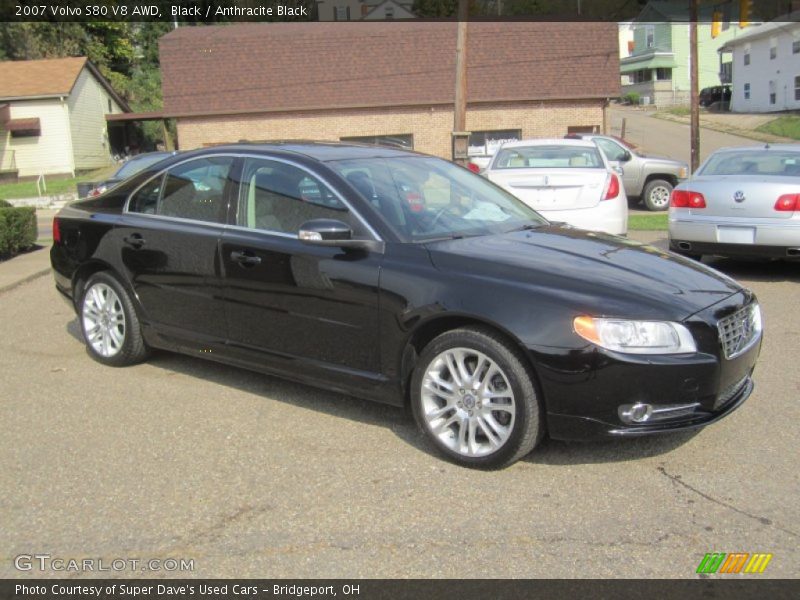 Black / Anthracite Black 2007 Volvo S80 V8 AWD