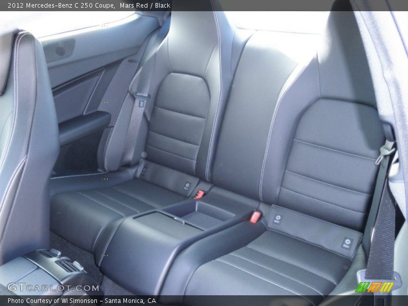 Mars Red / Black 2012 Mercedes-Benz C 250 Coupe