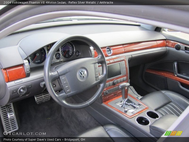  2004 Phaeton V8 4Motion Sedan Anthracite Interior