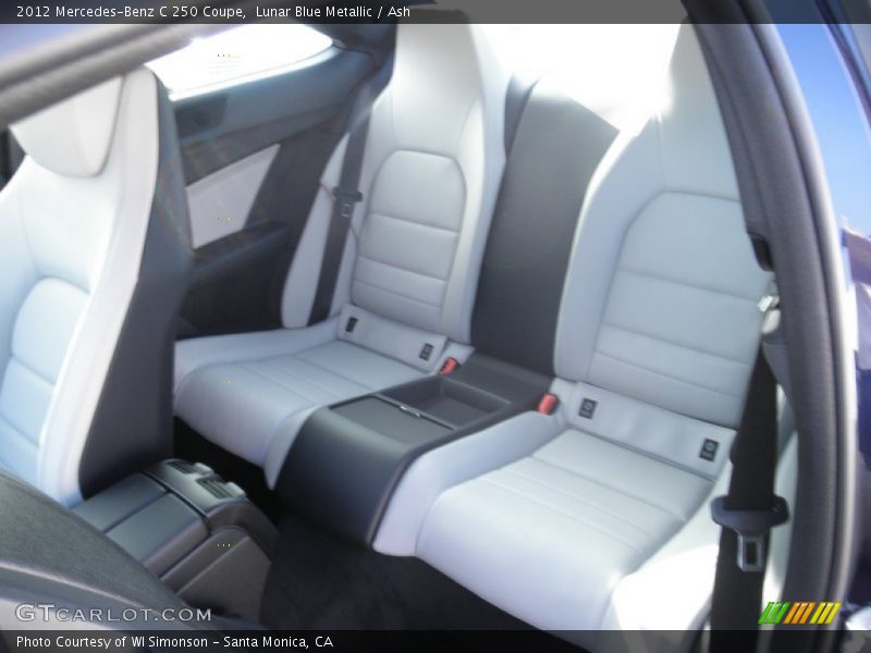 Lunar Blue Metallic / Ash 2012 Mercedes-Benz C 250 Coupe