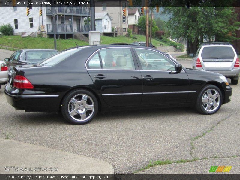 Black Onyx / Saddle 2005 Lexus LS 430 Sedan