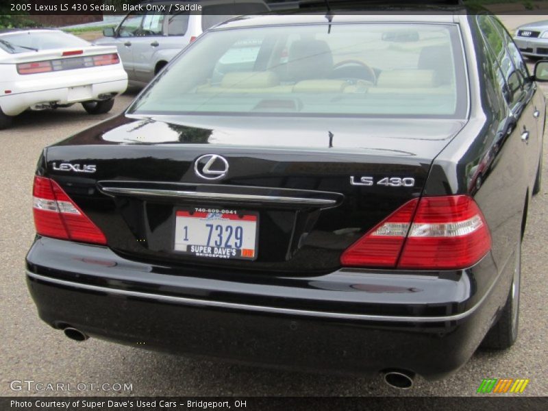 Black Onyx / Saddle 2005 Lexus LS 430 Sedan