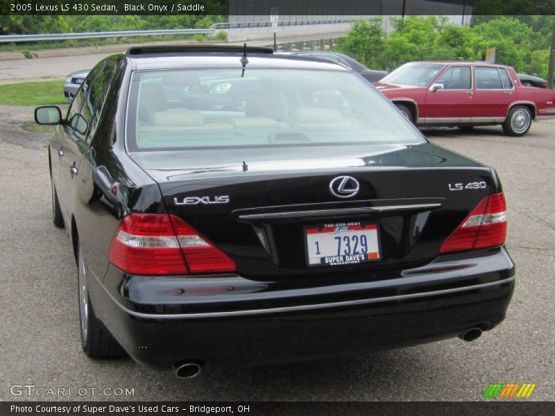 Black Onyx / Saddle 2005 Lexus LS 430 Sedan