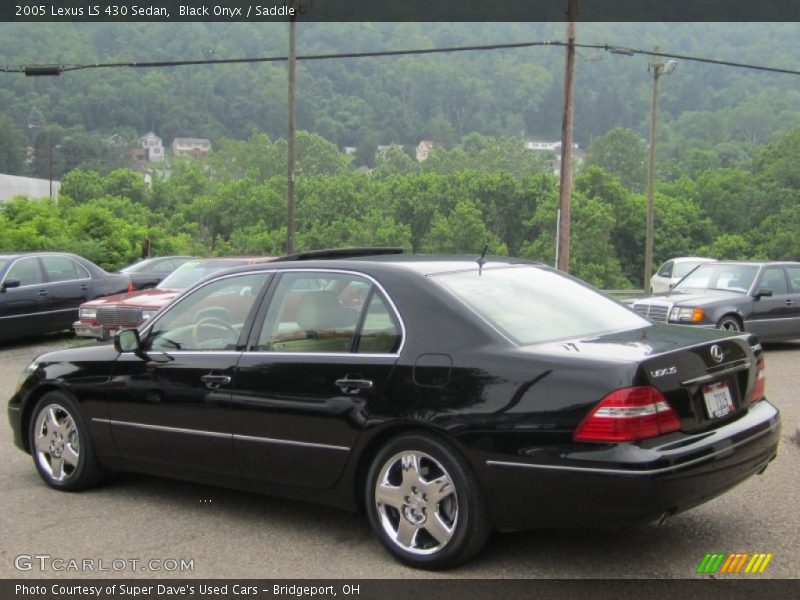 Black Onyx / Saddle 2005 Lexus LS 430 Sedan