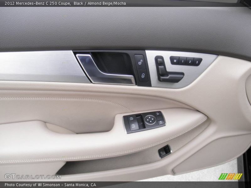 Black / Almond Beige/Mocha 2012 Mercedes-Benz C 250 Coupe