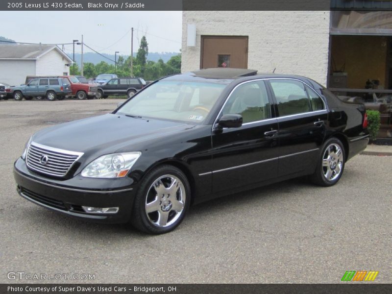 Black Onyx / Saddle 2005 Lexus LS 430 Sedan