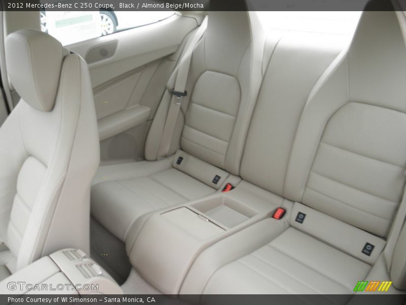 Black / Almond Beige/Mocha 2012 Mercedes-Benz C 250 Coupe