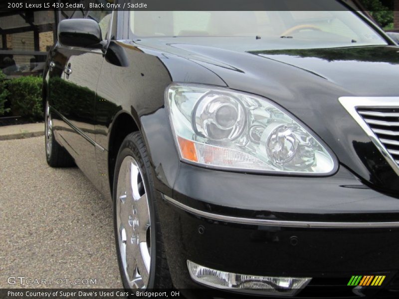 Black Onyx / Saddle 2005 Lexus LS 430 Sedan