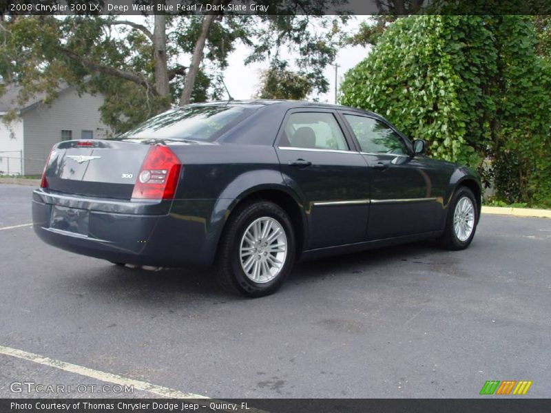 Deep Water Blue Pearl / Dark Slate Gray 2008 Chrysler 300 LX