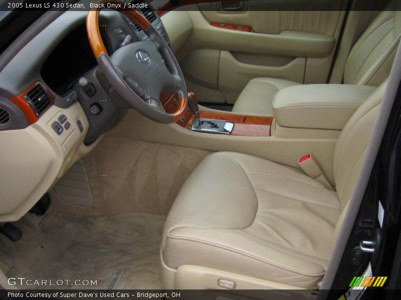 Black Onyx / Saddle 2005 Lexus LS 430 Sedan