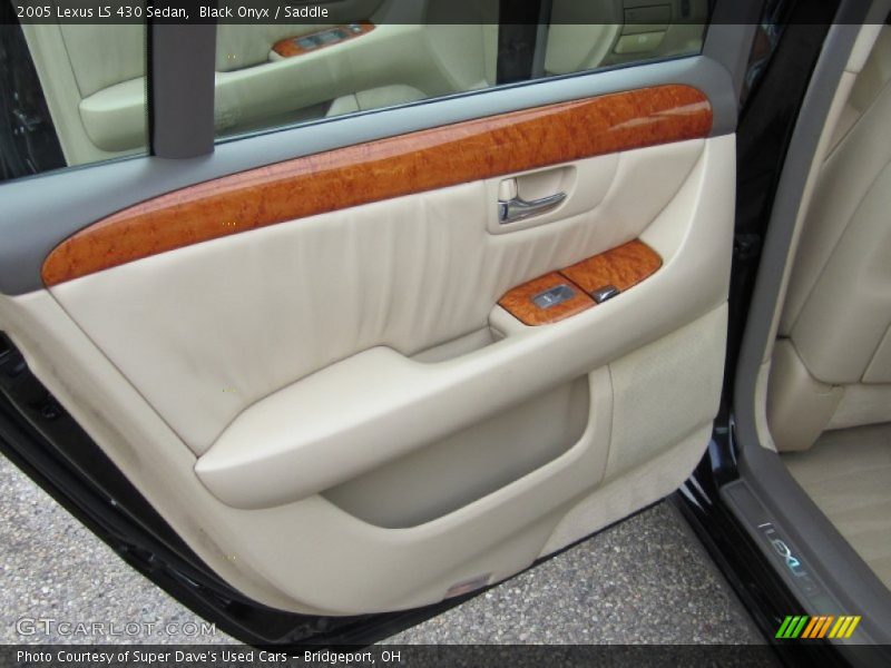 Black Onyx / Saddle 2005 Lexus LS 430 Sedan