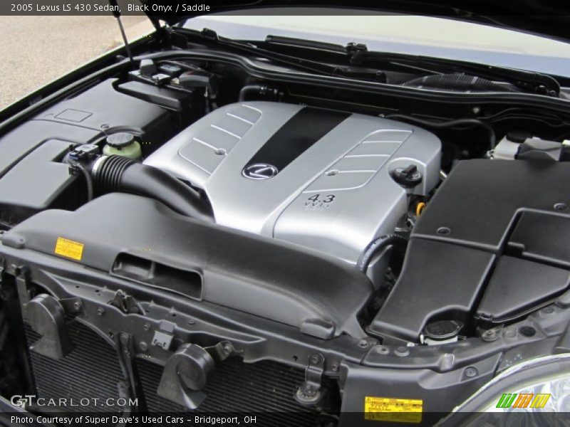 Black Onyx / Saddle 2005 Lexus LS 430 Sedan