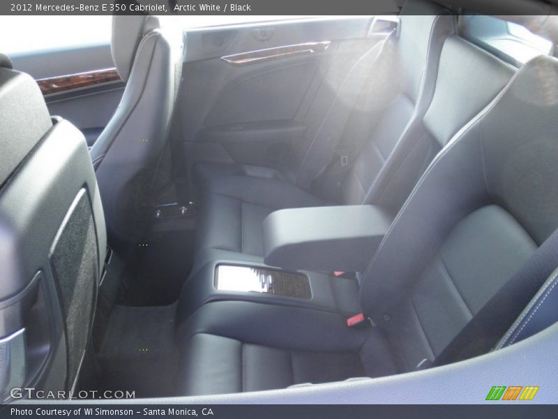 Arctic White / Black 2012 Mercedes-Benz E 350 Cabriolet