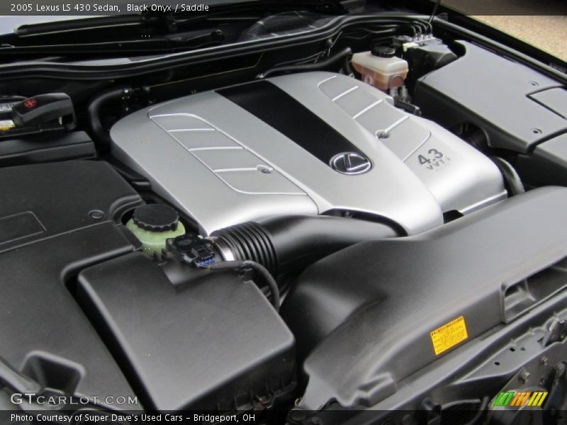 Black Onyx / Saddle 2005 Lexus LS 430 Sedan