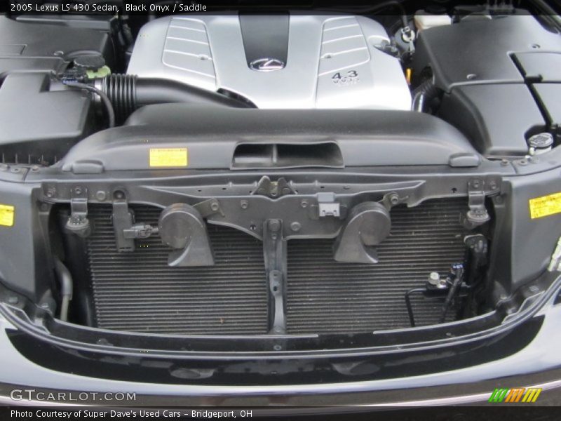 Black Onyx / Saddle 2005 Lexus LS 430 Sedan